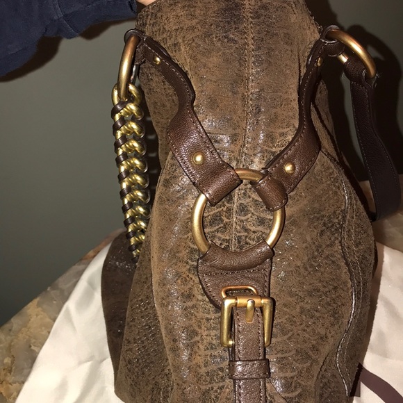 Michael Kors Snake Embossed Handbag - Picture 7 of 8